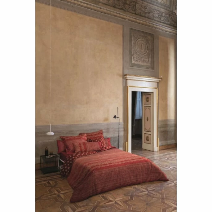 Coupon ? Bassetti CARRARA Kopfkissenbezug Aus Baumwollsatin - 40x80 Cm - R1-bordeaux ? 2 Coupon ? Bassetti CARRARA Kopfkissenbezug Aus Baumwollsatin - 40x80 Cm - R1-bordeaux ? – Bild 2