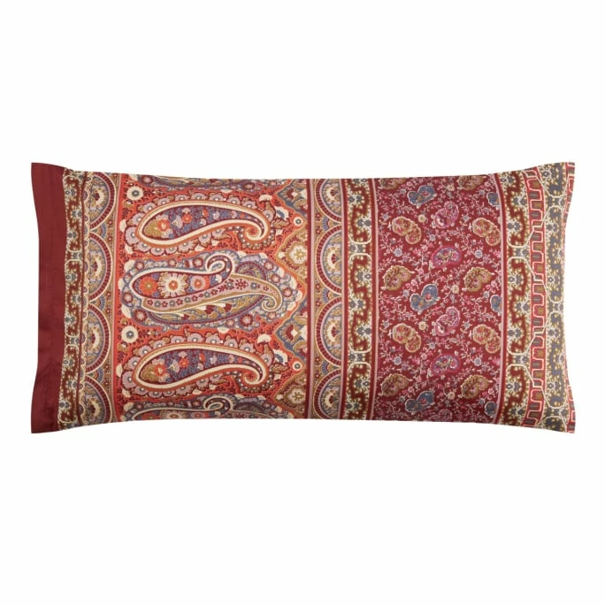 Coupon ? Bassetti IMPERIA Kopfkissen-Bezug Aus Baumwollsatin - 40x80 Cm - R1-rot ✨ 1 Coupon ? Bassetti IMPERIA Kopfkissen-Bezug Aus Baumwollsatin - 40x80 Cm - R1-rot ✨