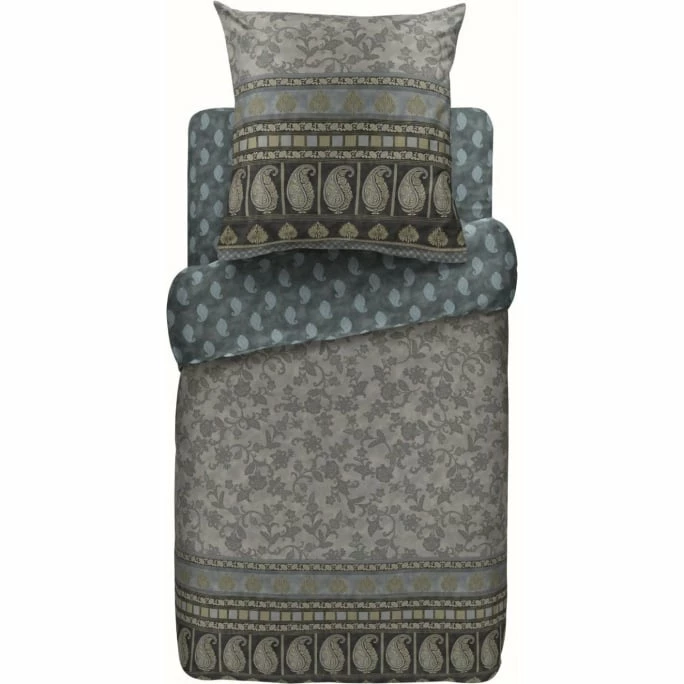 Brandneu ? Bassetti MANTOVA Kopfkissenbezug Aus Baumwollsatin - 40x80 Cm - B2-avio ? 1 Brandneu ? Bassetti MANTOVA Kopfkissenbezug Aus Baumwollsatin - 40x80 Cm - B2-avio ?