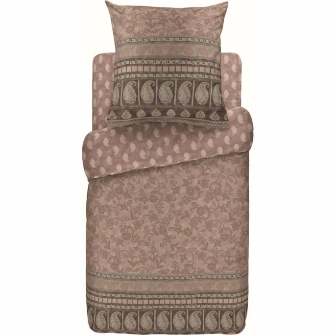 Auslauf ❤️ Bassetti MANTOVA Kopfkissenbezug Aus Baumwollsatin - 40x80 Cm - P1-rosa ? 1 Auslauf ❤️ Bassetti MANTOVA Kopfkissenbezug Aus Baumwollsatin - 40x80 Cm - P1-rosa ?