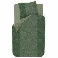 Aktion ? Pip Studio Kyoto Nights Kopfkissenbezug Aus Baumwoll-Perkal - 40x80 Cm - Grün ?