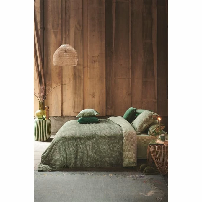 Aktion ? Pip Studio Kyoto Nights Kopfkissenbezug Aus Baumwoll-Perkal - 40x80 Cm - Grün ? 4 Aktion ? Pip Studio Kyoto Nights Kopfkissenbezug Aus Baumwoll-Perkal - 40x80 Cm - Grün ? – Bild 4