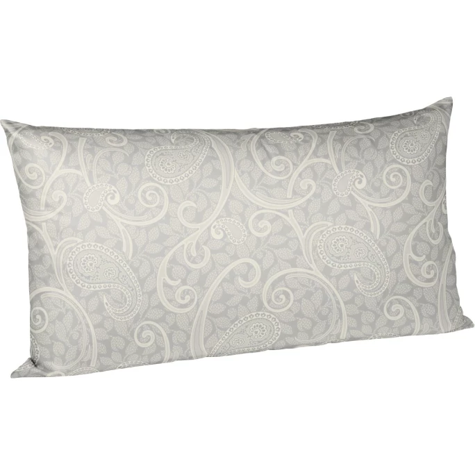 Blitzangebot ? Fleuresse Zürich Damast Kopfkissenbezug Aus Mako Damast - 40x80 Cm - Melange-silber ⭐ 1 Blitzangebot ? Fleuresse Zürich Damast Kopfkissenbezug Aus Mako Damast - 40x80 Cm - Melange-silber ⭐