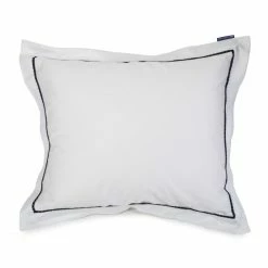 Beste Bewertungen von ? LEXINGTON Icons Sateen With Star Frame Kopfkissen-Bezug - 65x65 Cm - Weiß / Blaue Sterne ?