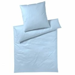 Besorgen ? Elegante Solid Jersey Kissenbezug Aus Jersey - 80x80 Cm - Bleu ?