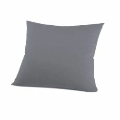 Schlussverkauf ? Schlafgut Linon 13021 Kissenbezug - 80x80 Cm - Graphit ?