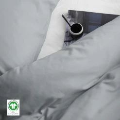 Großhandel ? Damai Bio Organic Satin Kopfkissen-Bezug 2er Set - 80x80 Cm - Grey ❤️ -Lexington Shop unnamed file 1218