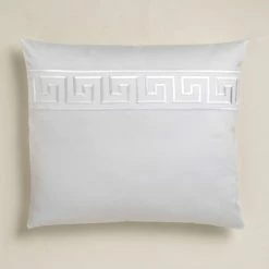 Bestes Angebot ⭐ Elegante El Greco Kopfkissenbezug Aus Satin - 80x80 Cm - Weiß ? -Lexington Shop unnamed file 1252