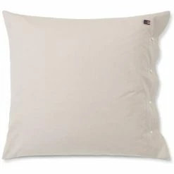 Billig ? Lexington Pin Point Cotton Kopfkissen-Bezug - 40x40 Cm - Beige ❤️