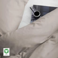 Neu ? Damai Bio Organic Satin Kopfkissen-Bezug 2er Set - 80x80 Cm - Taupe ? -Lexington Shop unnamed file 1284