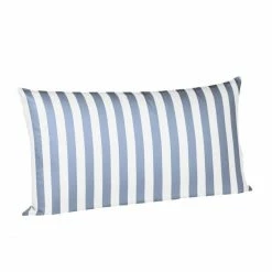 Schlussverkauf ? Fleuresse Porto Kopfkissenbezug Mit Wende-Optik - 40x80 Cm - Blue ?