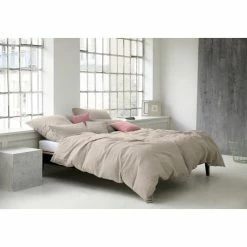 Neu ? Elegante Breeze Bettwäsche Aus Halbleinen - 80x80 Cm - Sand ? -Lexington Shop unnamed file 1313