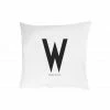 Bestpreis ? Design Letters Personal Kissenhülle Mit Buchstabe - 80x80 Cm - W - White ? -Lexington Shop unnamed file 135