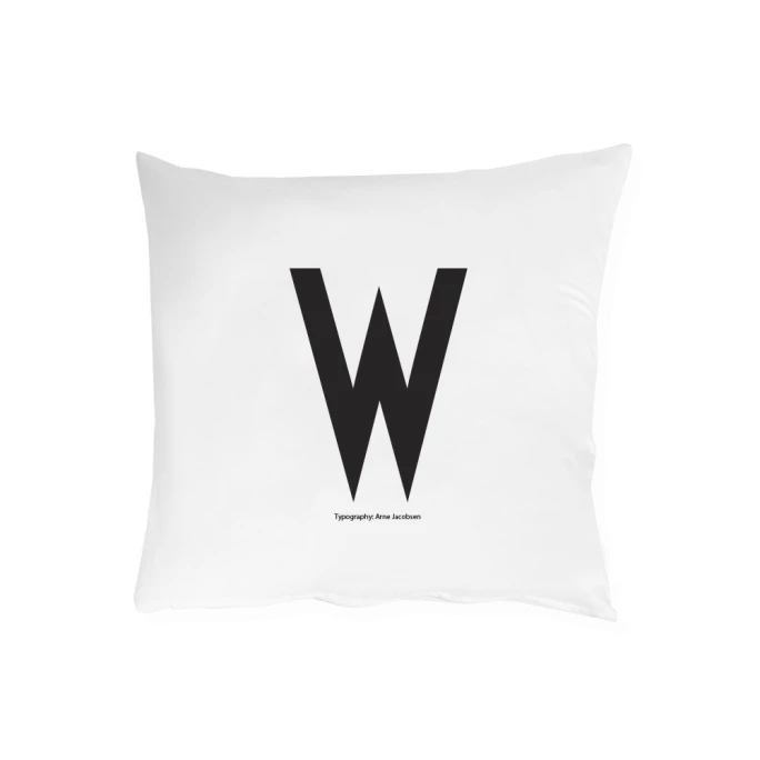 Bestpreis ? Design Letters Personal Kissenhülle Mit Buchstabe - 80x80 Cm - W - White ? 1 Bestpreis ? Design Letters Personal Kissenhülle Mit Buchstabe - 80x80 Cm - W - White ?