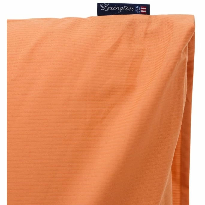 Angebote ? Lexington Striped Cotton Poplin Kopfkissen-Bezug - 40x40 Cm - Peach Melon ? 3 Angebote ? Lexington Striped Cotton Poplin Kopfkissen-Bezug - 40x40 Cm - Peach Melon ? – Bild 3