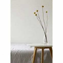 Brandneu ✨ Elegante Breeze Kopfkissenbezug Aus Halbleinen - 40x80 Cm - Kurkuma ? -Lexington Shop unnamed file 1408