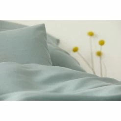 Neu ⭐ Elegante Breeze Kopfkissenbezug Aus Halbleinen - 40x80 Cm - Salbei ? -Lexington Shop unnamed file 1413