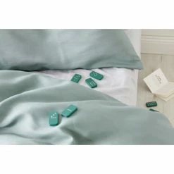 Neu ⭐ Elegante Breeze Kopfkissenbezug Aus Halbleinen - 40x80 Cm - Salbei ? -Lexington Shop unnamed file 1416