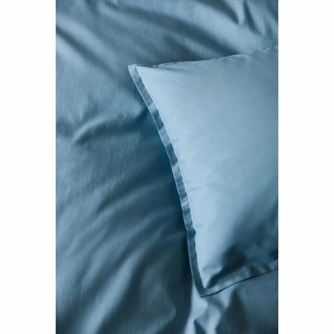 Am billigsten ⌛ Elegante Crisp Kopfkissenbezug Aus Washed Cotton - 40x80 Cm - Rauchblau ? 2 Am billigsten ⌛ Elegante Crisp Kopfkissenbezug Aus Washed Cotton - 40x80 Cm - Rauchblau ? – Bild 2