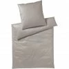 Billig ? Elegante Solid Kopfkissenbezug Aus Mako-Satin - 40x80 Cm - Greige ? -Lexington Shop unnamed file 1422