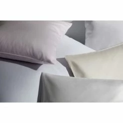 Billig ? Elegante Solid Kopfkissenbezug Aus Mako-Satin - 40x80 Cm - Greige ? -Lexington Shop unnamed file 1424