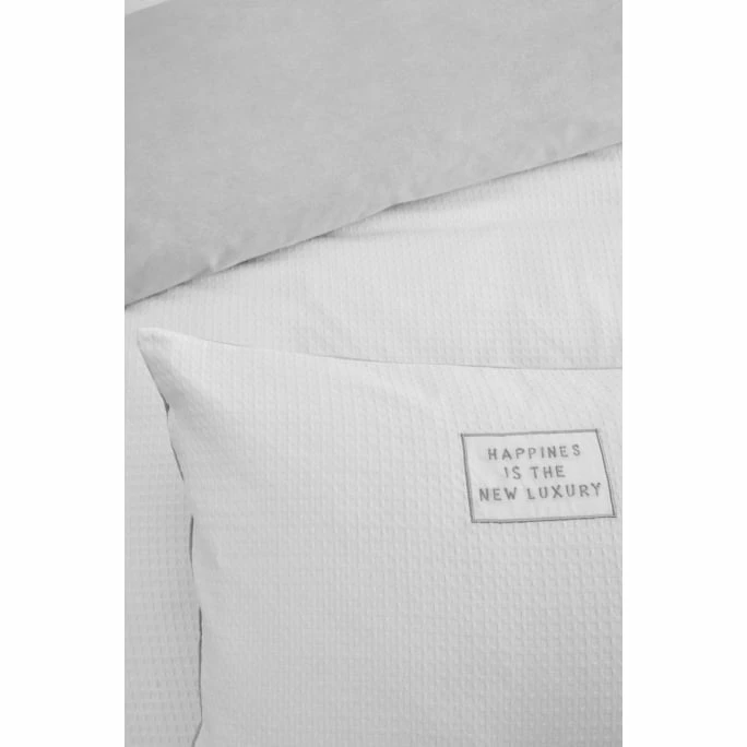 Coupon ? Riviera Maison Rivièra Maison Long Bay Kopfkissenbezug - 80x80 Cm - Light Grey ? 3 Coupon ? Riviera Maison Rivièra Maison Long Bay Kopfkissenbezug - 80x80 Cm - Light Grey ? – Bild 3