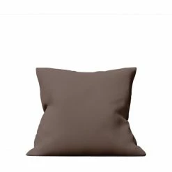 Am billigsten ? Schlafgut Mako-Jersey 5004K Kopfkissenbezug - 80x80 Cm - Tabak ❤️