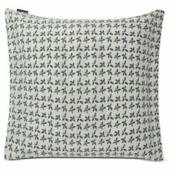 Aktion ? Lexington Holly Printed Kopfkissenbezug Aus Baumwoll-Satin - 40x80 Cm - White/green ?