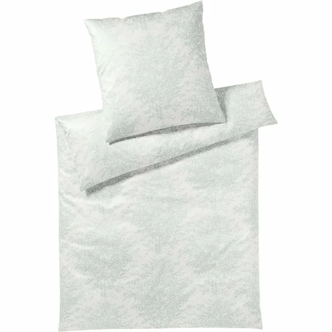 Brandneu ? Elegante Forest Kopfkissenbezug Aus Mako-Satin - 40x80 Cm - Hellgrün ? 1 Brandneu ? Elegante Forest Kopfkissenbezug Aus Mako-Satin - 40x80 Cm - Hellgrün ?