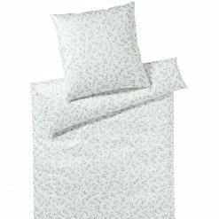 Angebote ? Elegante Olive Kopfkissenbezug Aus Mako-Jersey - 40x80 Cm - Bleu ?