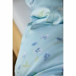 Bester Verkauf ⌛ Elegante Deluxe Seiden-Satin Kopfkissenbezug - 40x80 Cm - Rauchblau ? -Lexington Shop unnamed file 347