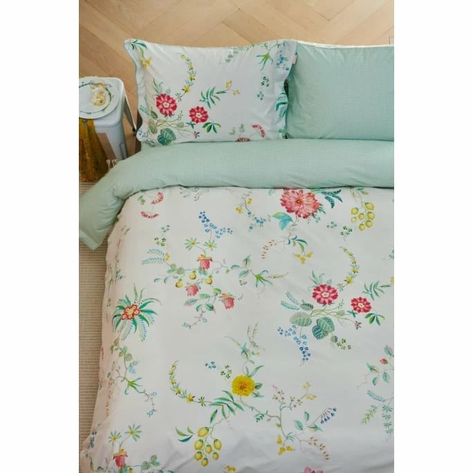 Brandneu ❤️ PIP Studio Fleur Grandeur Kopfkissenbezug - 40x80 Cm - White ? 3 Brandneu ❤️ PIP Studio Fleur Grandeur Kopfkissenbezug - 40x80 Cm - White ? – Bild 3