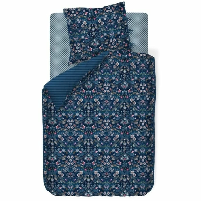 Brandneu ? Pip Studio Mirrorama Kopfkissenbezug Aus Baumwoll-Perkal - 40x80 Cm - Dunkelblau ? 1 Brandneu ? Pip Studio Mirrorama Kopfkissenbezug Aus Baumwoll-Perkal - 40x80 Cm - Dunkelblau ?