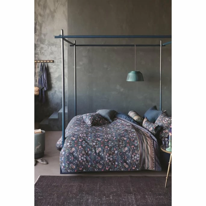 Brandneu ? Pip Studio Mirrorama Kopfkissenbezug Aus Baumwoll-Perkal - 40x80 Cm - Dunkelblau ? 2 Brandneu ? Pip Studio Mirrorama Kopfkissenbezug Aus Baumwoll-Perkal - 40x80 Cm - Dunkelblau ? – Bild 2