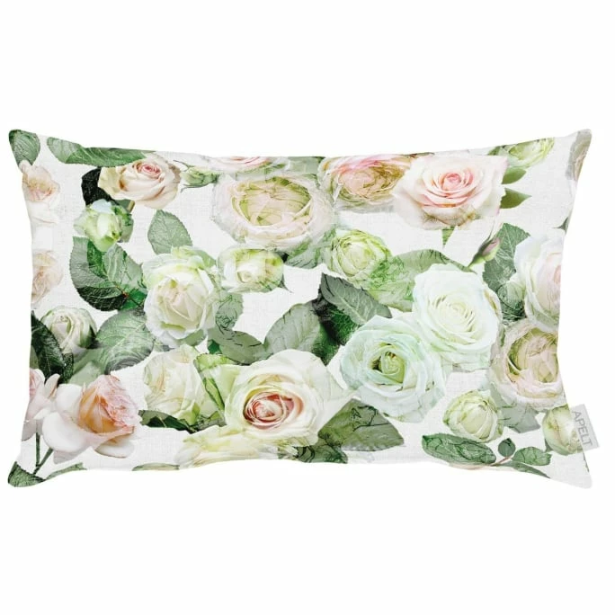 Neu ? Apelt Charlotte Kopfkissenbezug - 40x80 Cm - Weiß / Grün / Rose ? 1 Neu ? Apelt Charlotte Kopfkissenbezug - 40x80 Cm - Weiß / Grün / Rose ?