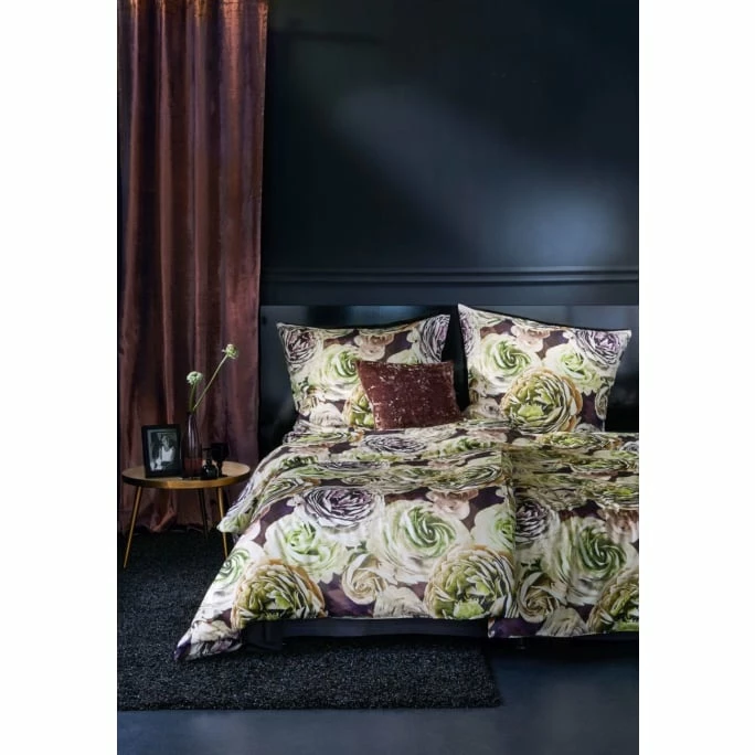 Schlussverkauf ⭐ Apelt Beatrice Kopfkissen-Bezug Aus Satin - 40x80 Cm - Mauve/grün ✔️ 2 Schlussverkauf ⭐ Apelt Beatrice Kopfkissen-Bezug Aus Satin - 40x80 Cm - Mauve/grün ✔️ – Bild 2