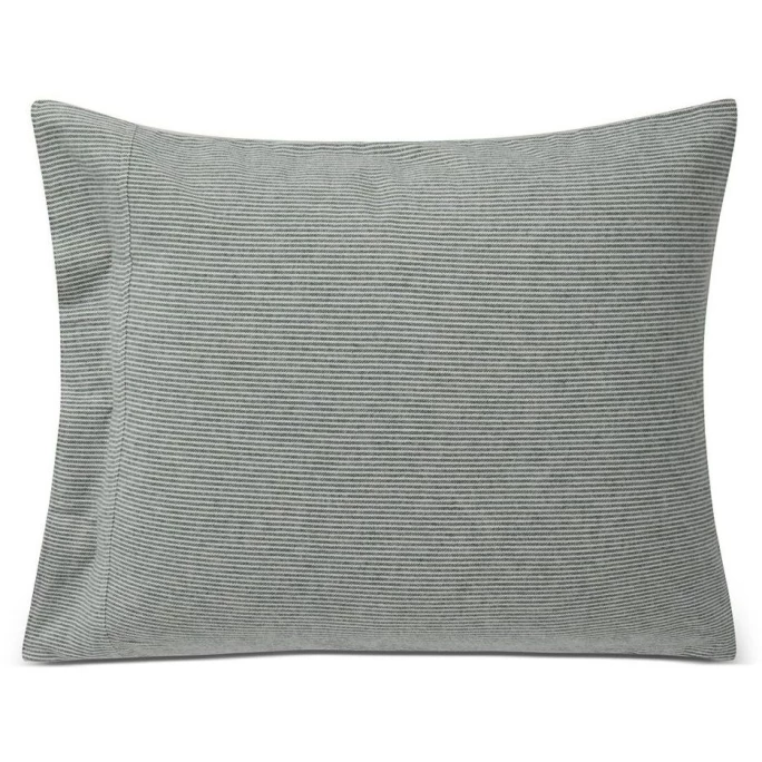 Bester Verkauf ? Lexington Striped Kopfkissenbezug Aus Flanell - 40x80 Cm - Green/off White ? 2 Bester Verkauf ? Lexington Striped Kopfkissenbezug Aus Flanell - 40x80 Cm - Green/off White ? – Bild 2