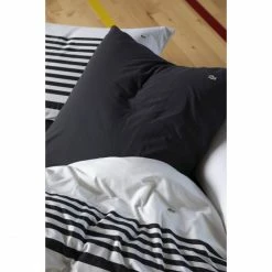 Aktion ⭐ Lacoste L BAYADÈRE Kopfkissenbezug - 40x80 Cm - Bitume ? -Lexington Shop unnamed file 478