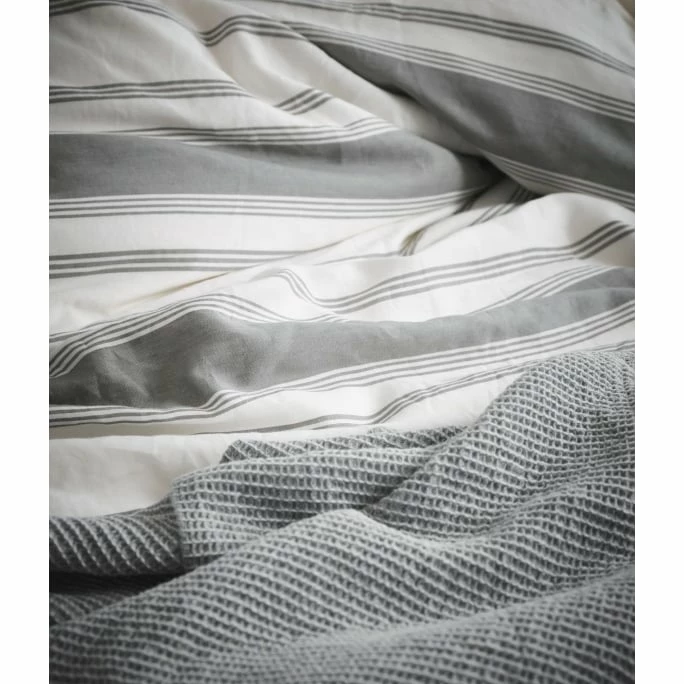 Angebote ? Marc O'Polo Osi Kopfkissen-Bezug - 40x40 Cm - Grey ? 3 Angebote ? Marc O'Polo Osi Kopfkissen-Bezug - 40x40 Cm - Grey ? – Bild 3