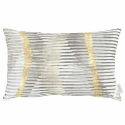 Brandneu ? Apelt Loft Dreams Mika Kissenbezug - 40x80 Cm - Grau / Gold ?