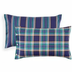 Blitzangebot ? Tommy Hilfiger WOVEN FLANNEL Kopfkissenbezug Aus Flanell - 40x80 Cm - Evergreen ?