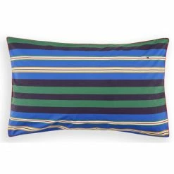 Brandneu ⌛ Tommy Hilfiger URBAN STRIPES Kopfkissenbezug Aus Bio-Perkal - 40x80 Cm - White ? -Lexington Shop unnamed file 544