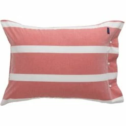 Am billigsten ? GANT OXFORD STRIPE Kopfkissenbezug - 40x80 Cm - Bright Red ⭐