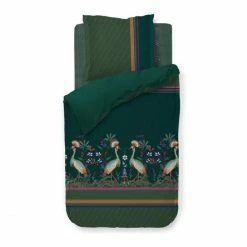 Angebote ? Pip Studio Birds In A Row Kopfkissenbezug - 40x80 Cm - Grün ?