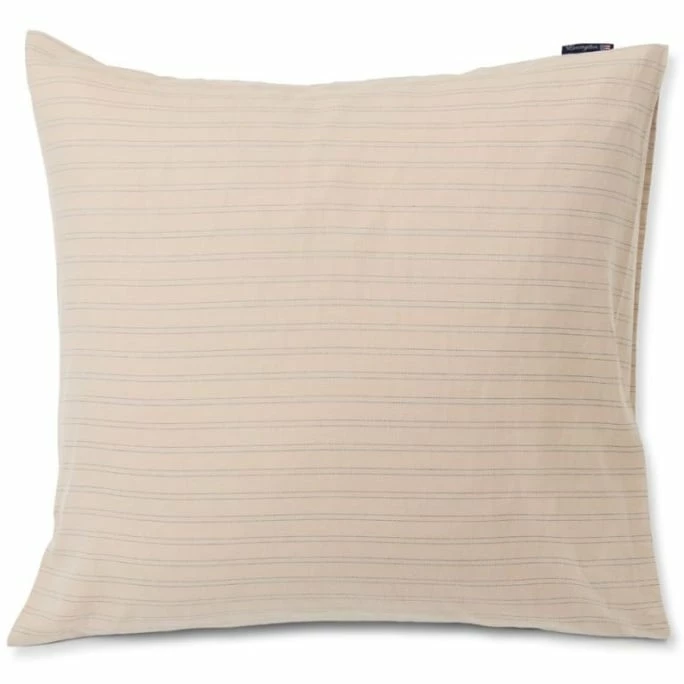 Neu ? Lexington Striped Cotton/Lyocell Kopfkissen-Bezug - 40x40 Cm - Light Beige/dark Blue ? 1 Neu ? Lexington Striped Cotton/Lyocell Kopfkissen-Bezug - 40x40 Cm - Light Beige/dark Blue ?