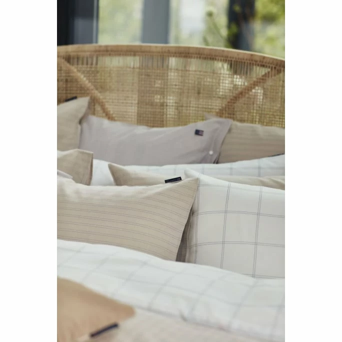 Neu ? Lexington Striped Cotton/Lyocell Kopfkissen-Bezug - 40x40 Cm - Light Beige/dark Blue ? 7 Neu ? Lexington Striped Cotton/Lyocell Kopfkissen-Bezug - 40x40 Cm - Light Beige/dark Blue ? – Bild 7