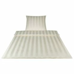 Brandneu ? Elegante Noblesse Kopfkissenbezug Aus Satin - 80x80 Cm - Creme ?