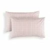 Aktion ? Tommy Hilfiger Organic Checks Kopfkissen-Bezug - 40x80 Cm - Coral ? -Lexington Shop unnamed file 634