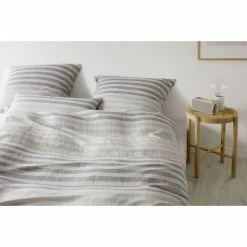 Bestpreis ? Elegante Clear Halbleinen Kopfkissenbezug - 40x80 Cm - Stone ? -Lexington Shop unnamed file 664