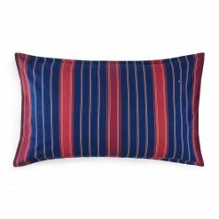 Auslauf ? Tommy Hilfiger Blazer Stripes Kopfkissen-Bezug - 40x80 Cm - Navy ?